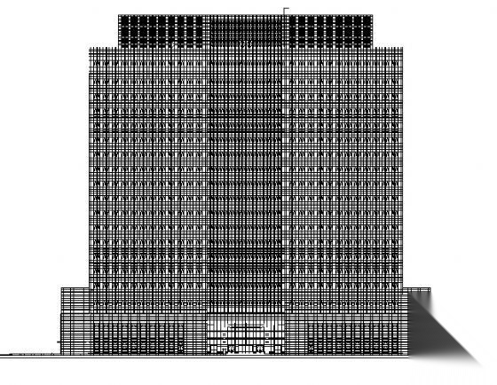 苏州工业园区十九层现代大厦建筑施工图
