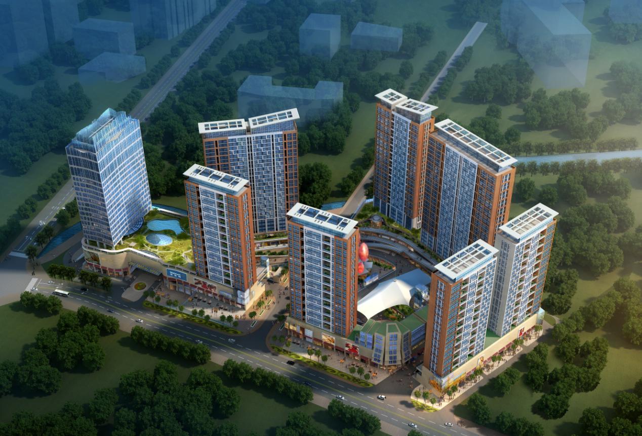 [深圳]22层现代风格城市综合体建筑设计方案文本 规划设计