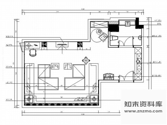 施工图北京量贩式奢华KTV包厢装修施工图