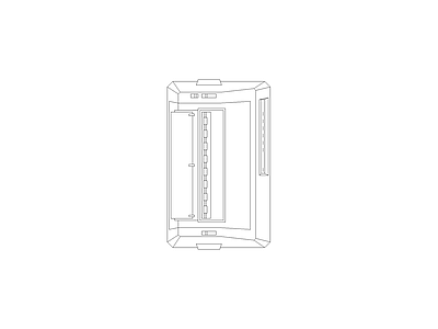 开关插座 现代家具图块别墅家具图块施工图