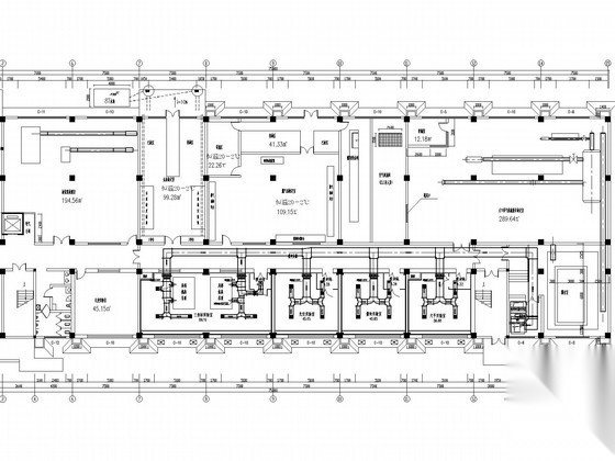 科研实验室恒温恒湿空调系统设计施工图（配电系统图） 建筑暖通