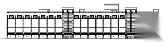 西安市某五层医院建筑方案图