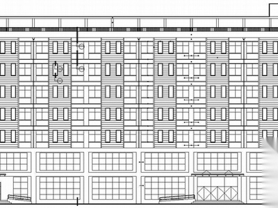 [广厦]某七层单身公寓建筑施工图（带效果图）