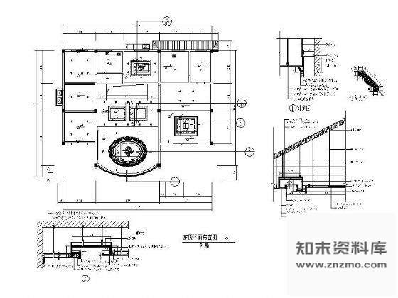 图块/节点别墅二层吊顶详图 吊顶节点