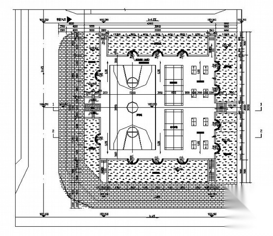 甘肃某广场绿化给水及照明全套施工图 园林景观给排水 给排水图