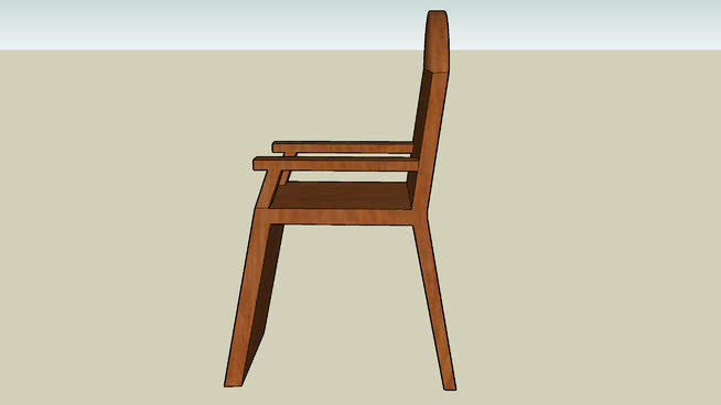 木椅V2 椅子 折叠椅 桌子 家具