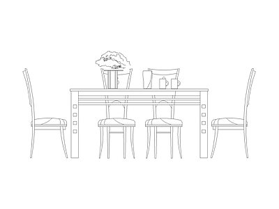 桌椅 室内家具通用图块材料表灯具等