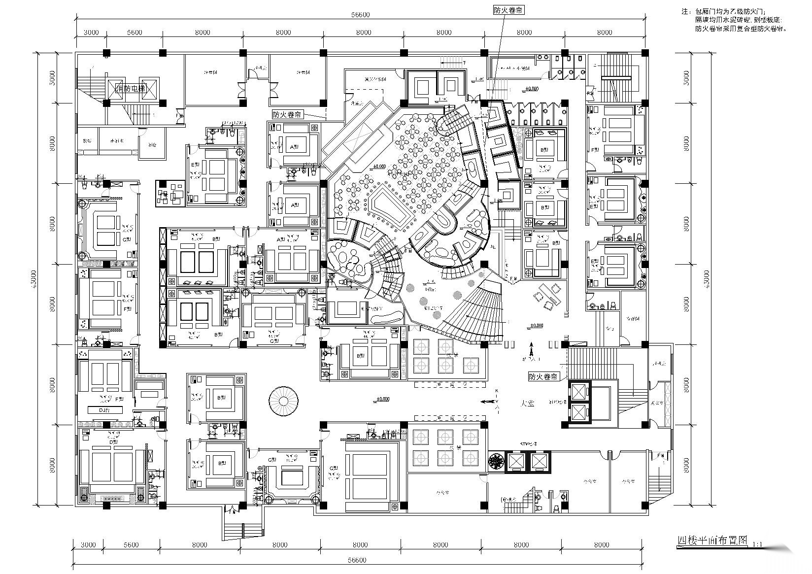 [温州]宝丽金KTV装饰设计项目施工图+效果图