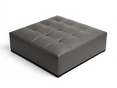 皮革纹理方形坐垫