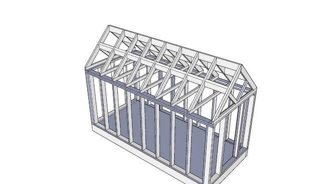 小型住宅的粗框架模型 室外 钞票 饰品 其他 钱