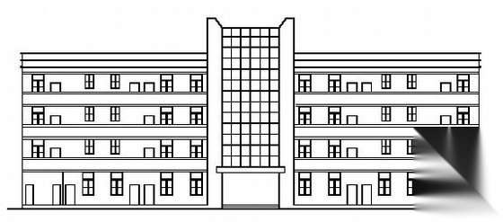 南平市某纺织厂四层办公楼建筑结构施工图