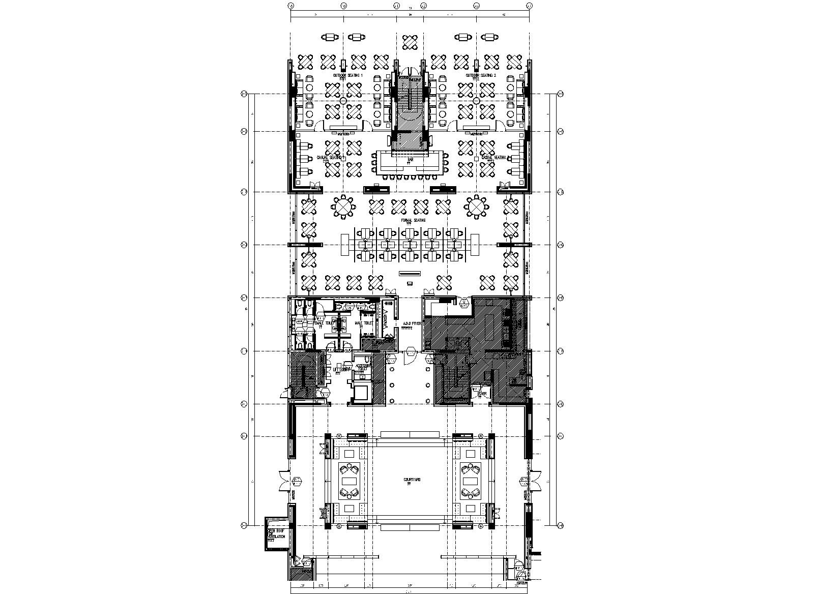 [福建]厦门璞尚酒店室内CAD施工图+效果图