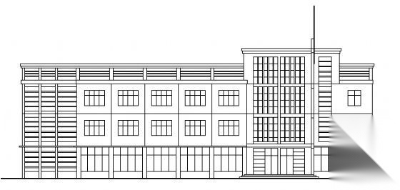 防洪建设管理处综合楼建施图