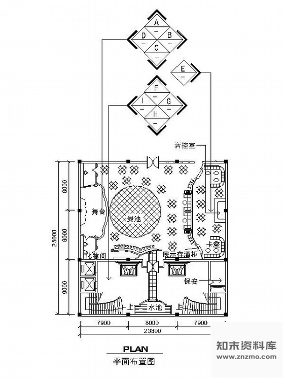 施工图某歌舞厅装修图