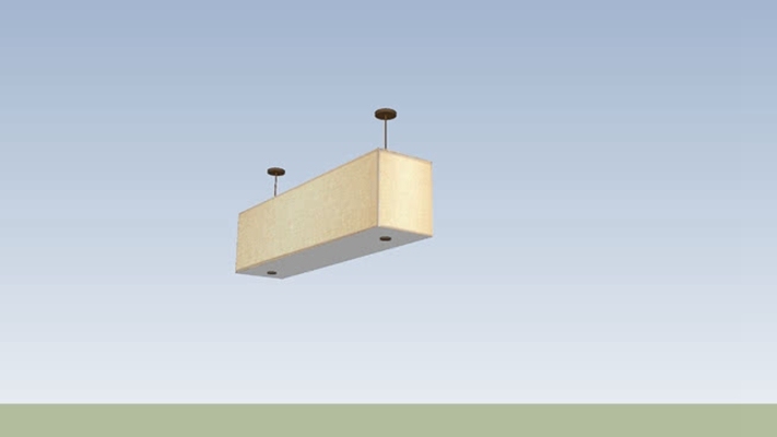 吊灯 草图大师模型