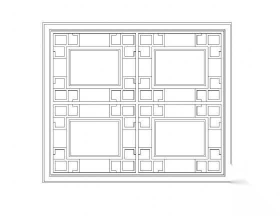 中式装饰图块集