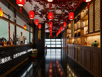 工业风中餐厅
