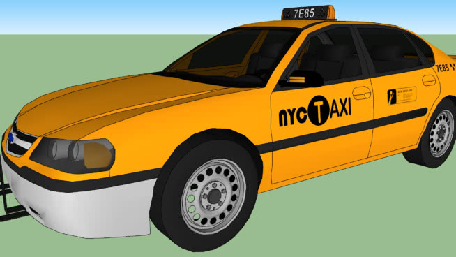 2002雪佛兰IMPAR NYC出租车7E85（CSI：NY） 出租车（美式） 跑车 赛车 轮