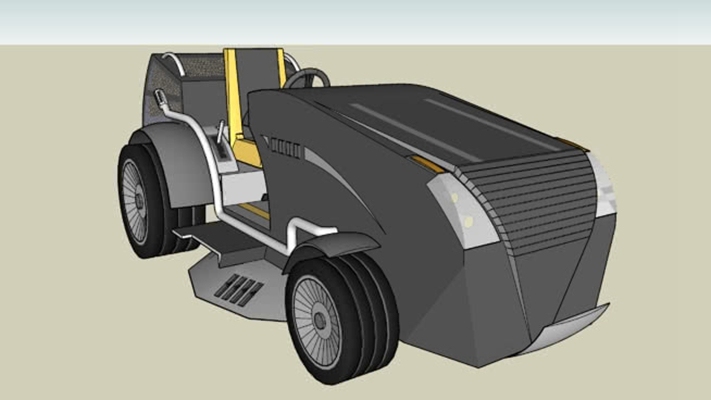 除草机 草图大师模型