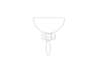 摆件 卫生间电器洁具厨具灯具施工图