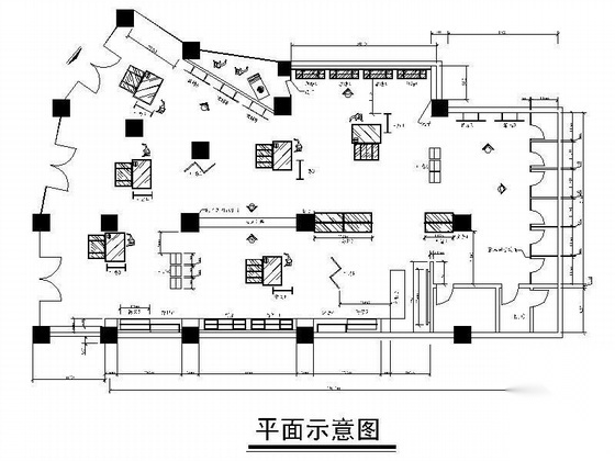 某服装店设计装修图