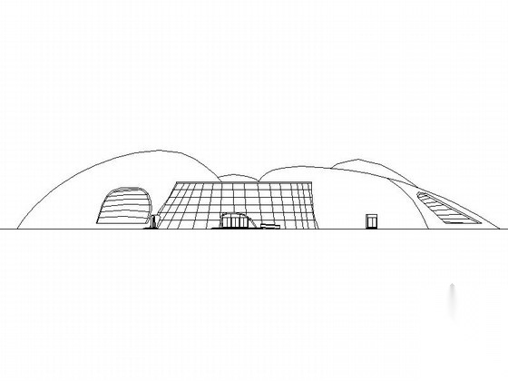 [东莞]某二层科技馆建筑施工图（含效果图） 建筑 科技馆