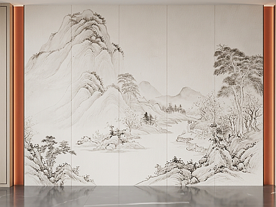 山水装饰挂画售楼处