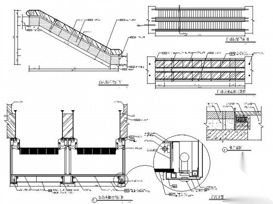 商场自动扶梯详图