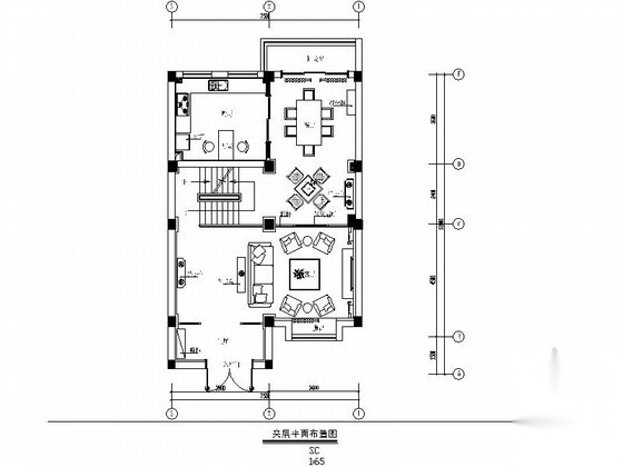 [丹阳]环境舒适小区三层别墅室内装修图（含效果）