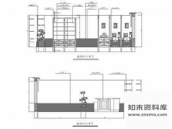 图块/节点酒店商务区详图