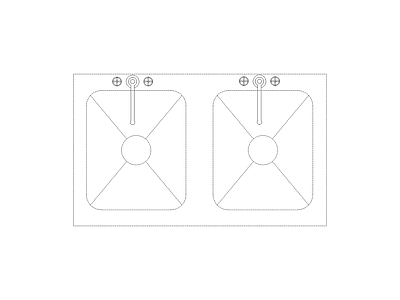 厨房设施 厨房厨具图块图块灶具图块灶具立面图块