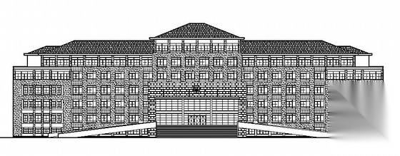 某七层办公楼建筑结构水暖电施工图