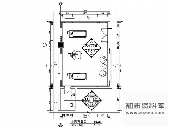 施工图山东某奢华大酒店健身房施工图