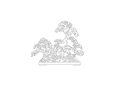 种绿植盆栽图块 植物