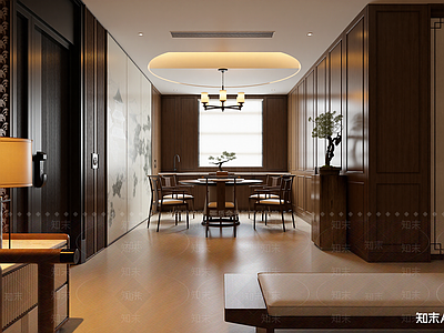 新中式家居餐厅