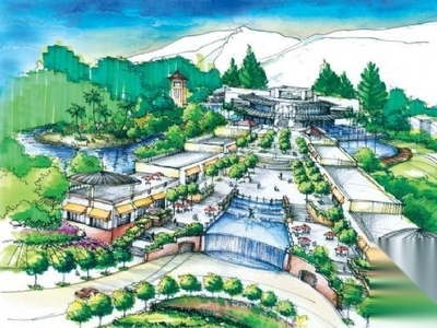 泉州奥林匹克花园景观设计方案 居住区景观
