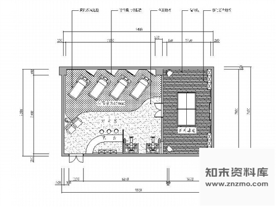 施工图健身房及乒乓球室装饰图