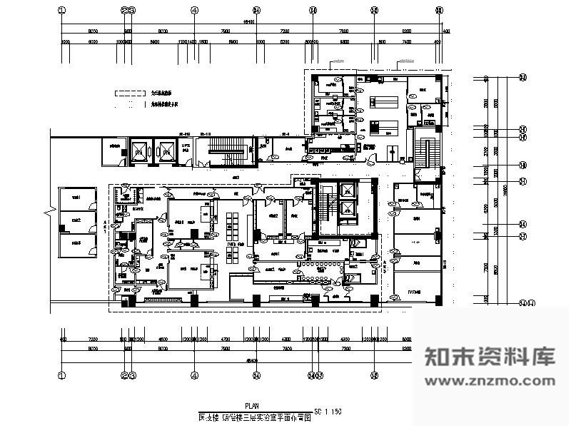 施工图深圳罗湖医院三层施工图