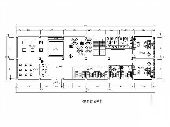 简洁精雅售楼部全套室内装修图（含效果）