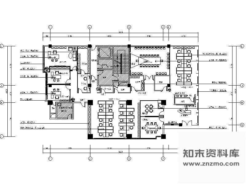 施工图宁波招商银行小企业信贷中心施工图