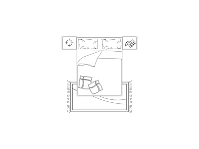床 室内家具通用图块材料表灯具等