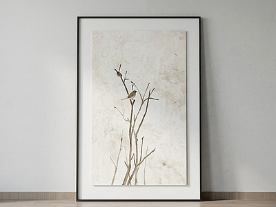 竖幅植物挂画挂画