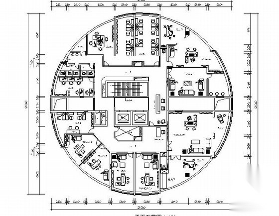 [南昌]知名设计机构设计国际化商业办公空间施工图（含效...