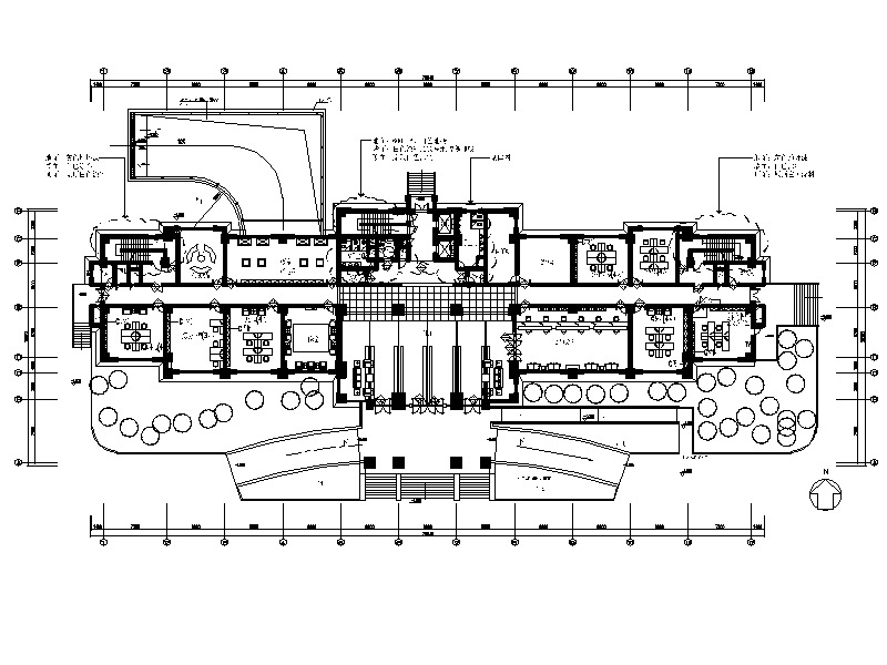 [江苏]某药监局办公室整套CAD施工图(含效果图)