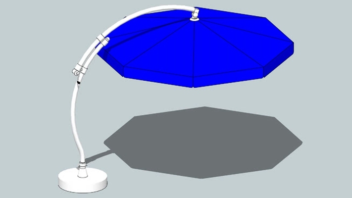 遮阳伞 草图大师模型