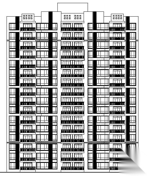 [沙田镇]某岛安置区农民公寓二期住宅楼群组团建筑结构水...