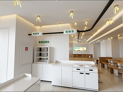 现代快餐店