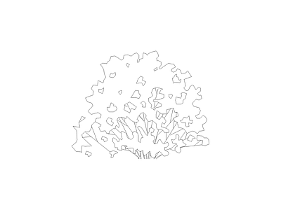 灌木种植 家具图块