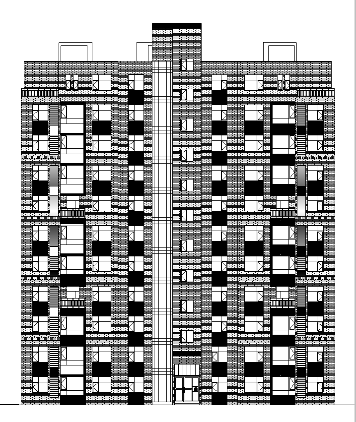 [宁夏]新中式住宅建筑施工图(含人防、商业、幼儿园及...