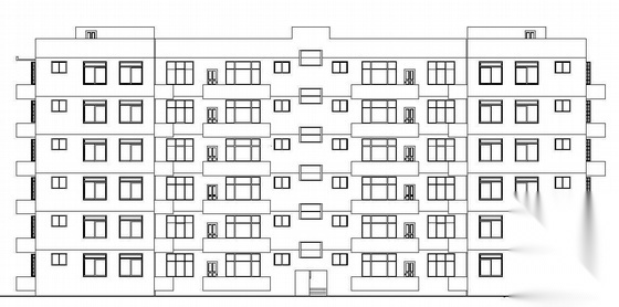 [大连]某六层住宅小区建筑施工图（毕业设计）